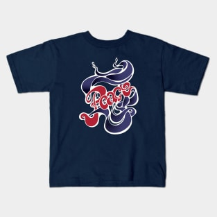 Peace banner USA Kids T-Shirt